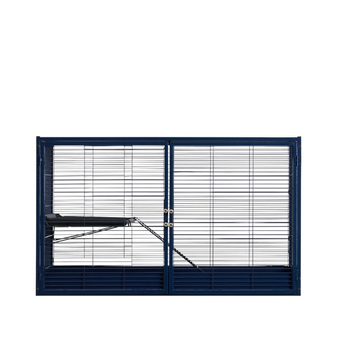 Savic Royal Suite Single Unit 100, marineblauw Aanbouwunit: 99,8x63,2x61cm klein dier