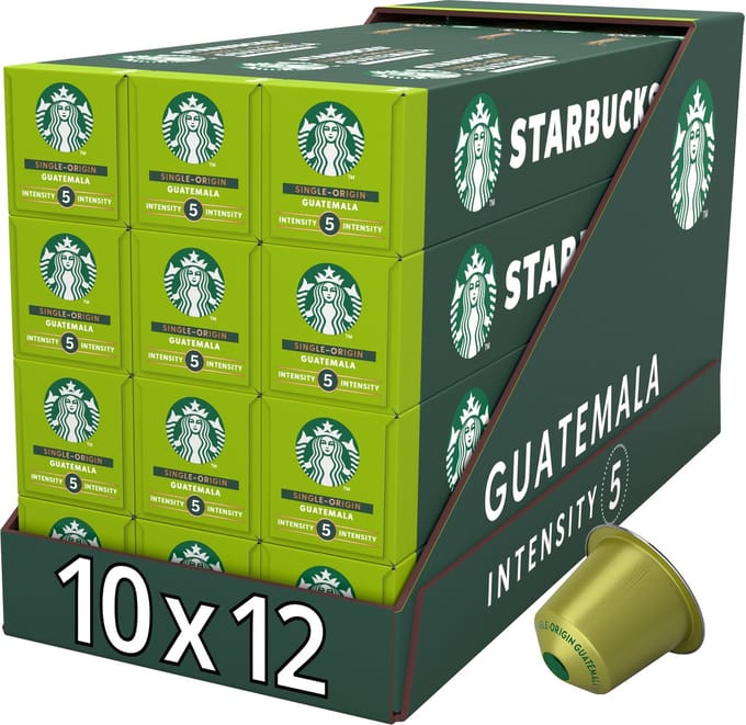 Starbucks by Nespresso capsules Guatemala - 10 koffiecups x 12 doosjes