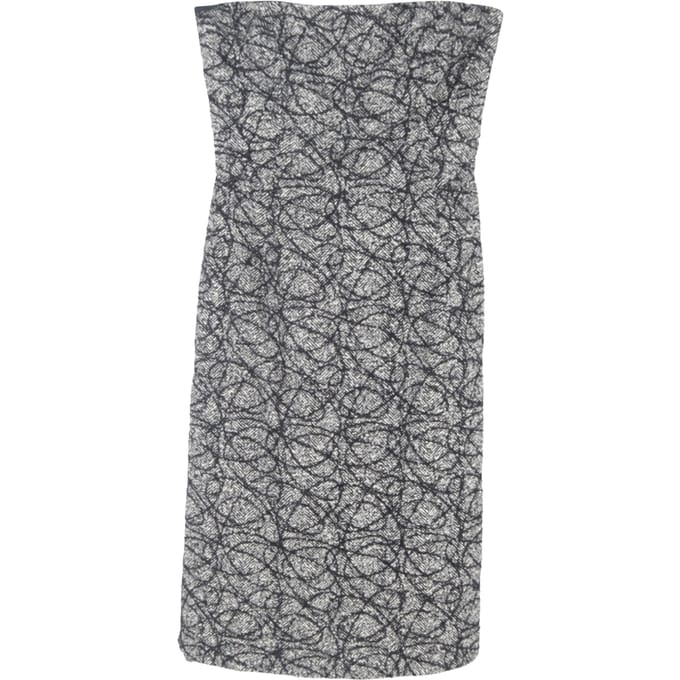 Max Mara Tweed Mini-jurk in Grijs Virgin Wol