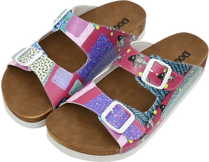 DOGO Stella Dames Sandalen Patch Fish 36