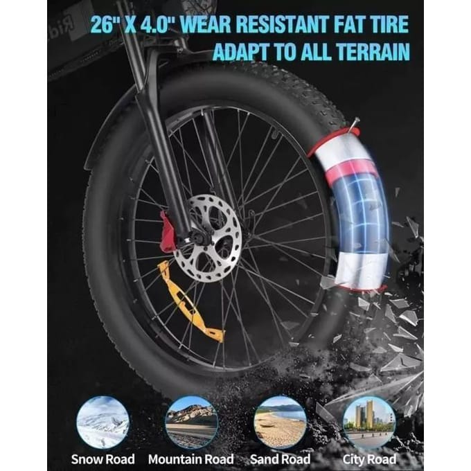 Véhicule électrique pliant - RIDSTAR - H26PRO - 1800W - 23Ah - 48V - 59 km/h
