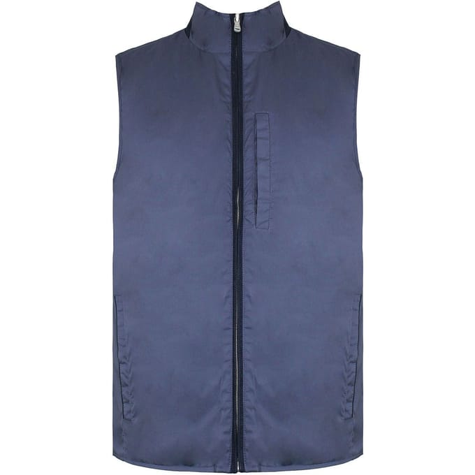 Hackett London Nylon Heren Navy Gilet