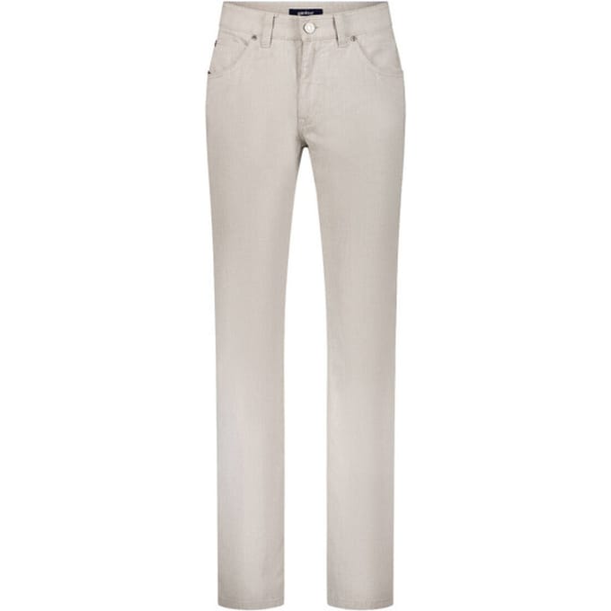 Gardeur Broek Bill Luxury Comfort Subtle Texture Pattern Business Hero Licht Grijs / male
