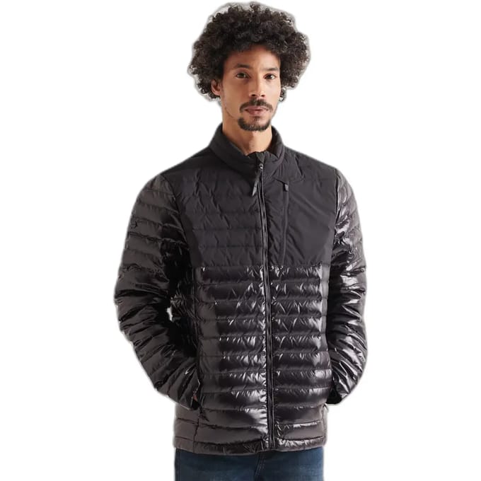 Superdry Studios Contrast Core Down Jas Zwart M Man