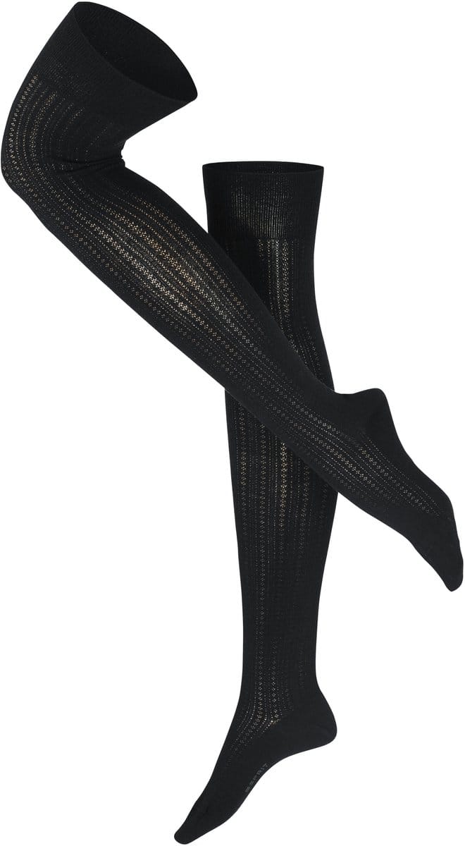 Esprit Fine Structure Overknie Dames 17441 3000 black 35-38