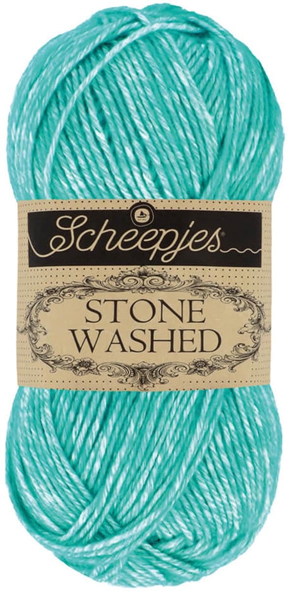 Scheepjes Stone Washed 50 gr - 824 Turquoise