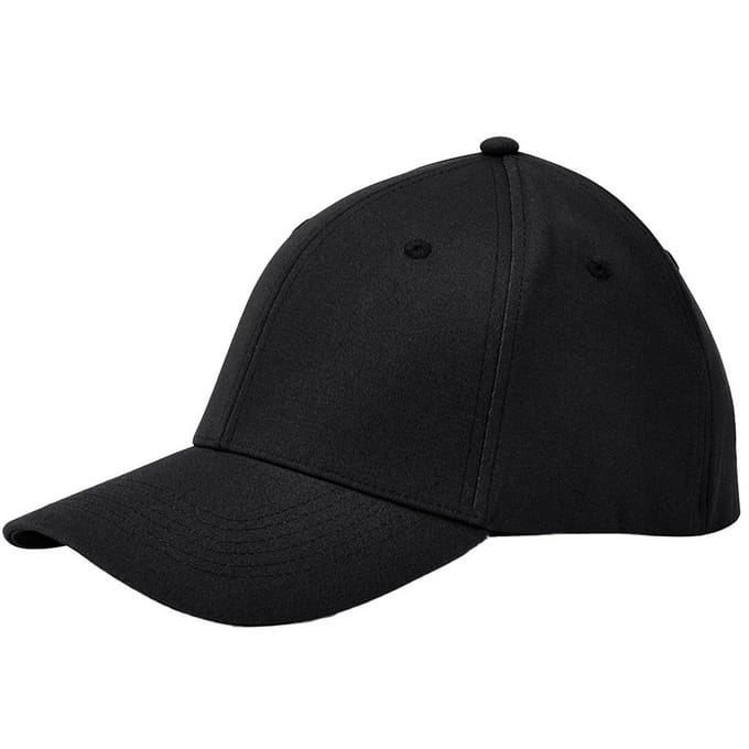 Beechfield EarthAware Organic Cotton Stretch Baseball Cap (Zwart)