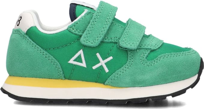 Sun68 Boys Tom Solid Sneakers - Jongens - Groen - Maat 29