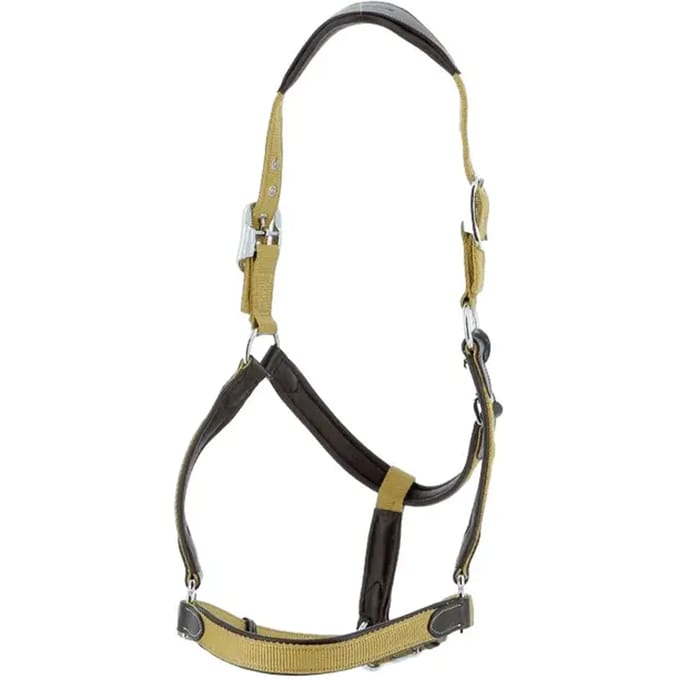 Nylon/leren halster Flags&Cup