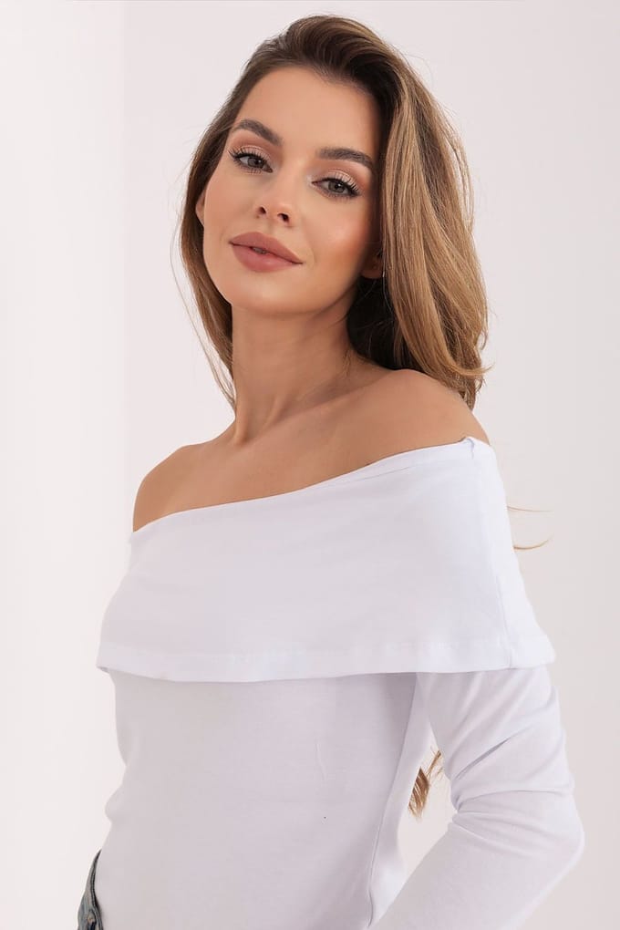 Sienna Off Shoulder Top - Wit / S/M