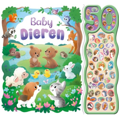 Babydieren - 50-Geluidenboek - James Phoenix