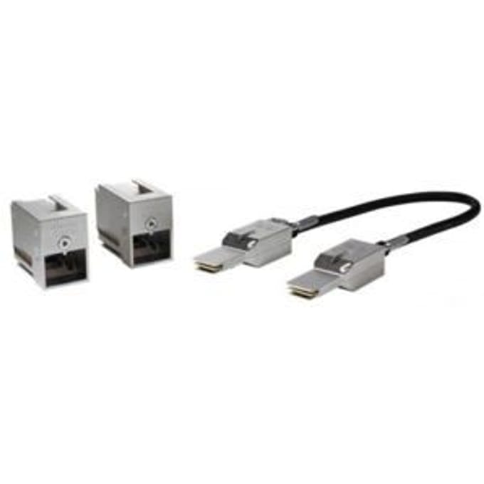 Cisco C9200-STACK-KIT= Glasvezel kabel 0,5 m SFP Zwart, Grijs