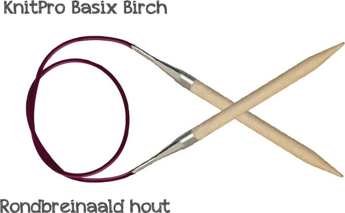 KnitPro Basix Rondbreinaald 8 mm - 60 cm