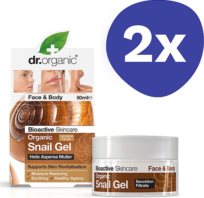 Dr Organic Slakken Gel (2x 50ml)