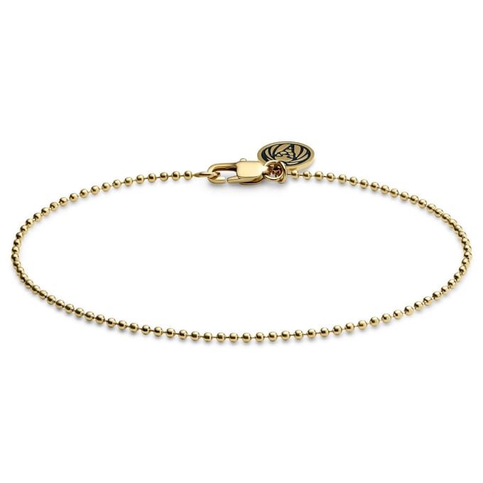 Essentials | 1,6 mm Goudkleurige Ketting met Bolletjes Schakels