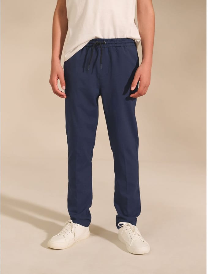 Next - Jongens - Kostuumbroek met elastische taille - Blauw