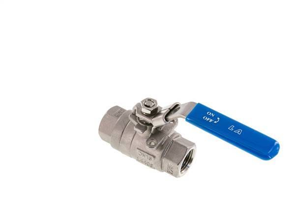 G 1/2 inch 2-Weg RVS Kogelkraan - BL2SH-M-012