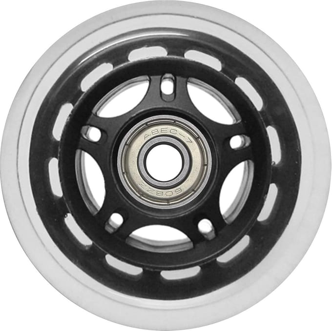 8 Stuks Vervangingswielen Inline Skates 80mm 80A met ABEC 7 Lagers