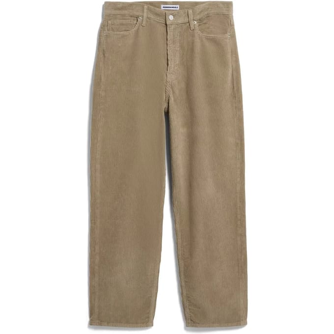 Wide leg corduroy broek van katoenmix model 'JAAMEO'