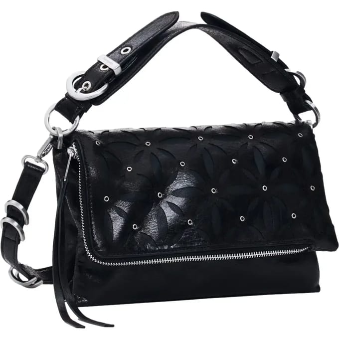 Desigual handtas schoudertas Coriolis Murano Shoulder Bag Black zwart