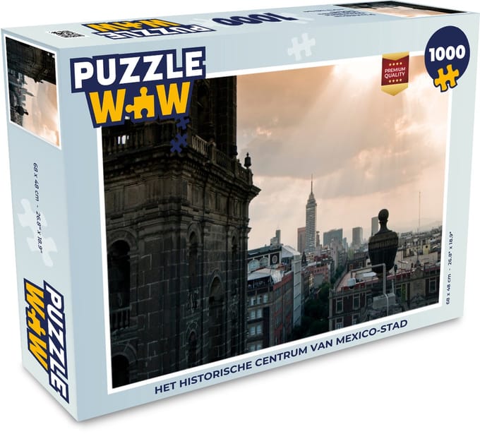 Puzzel Het historische centrum van Mexico-stad - Legpuzzel - Puzzel 1000 stukjes volwassenen