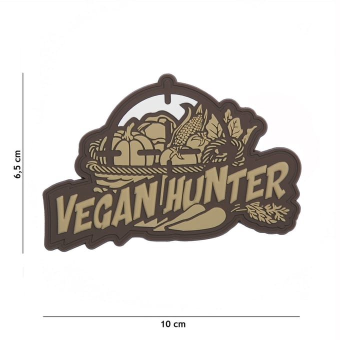 Embleem 3D PVC Vegan Hunter coyote