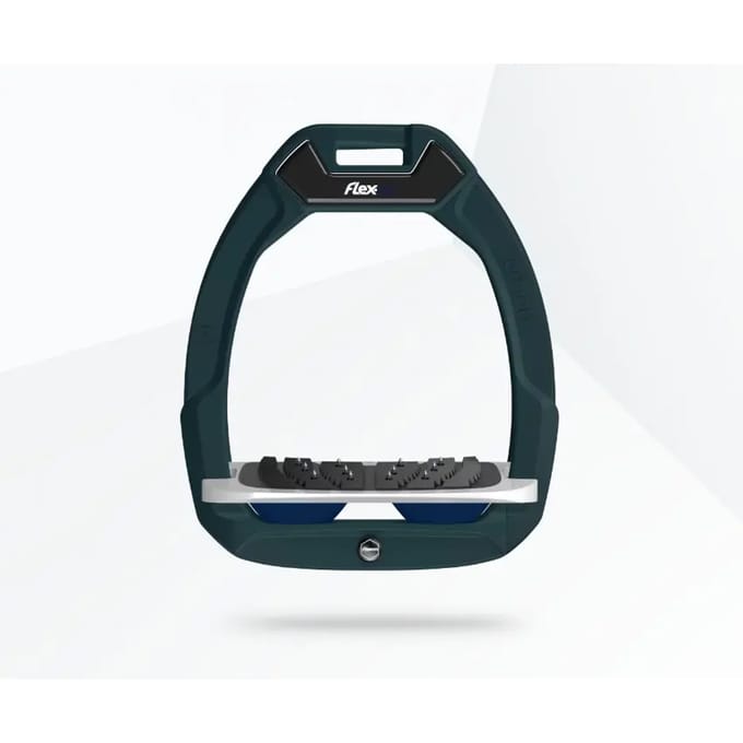 Veiligheidsstijgers Paardrijden Incliné Ultra Grip Groen/Grijs/Marin Flex-On Safe-On