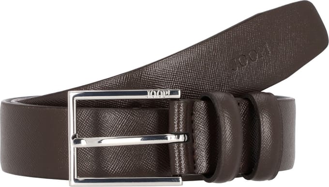 JOOP! Leren Riem Elegant Coll. Belt 3,5 CM W100 D`Brown Donkerbruin