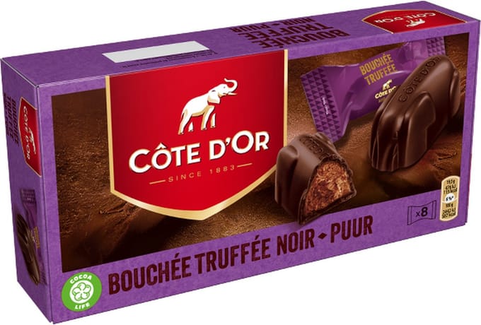 Côte d'Or Bouchée Truffée puur - 8x 19,5g (156g)