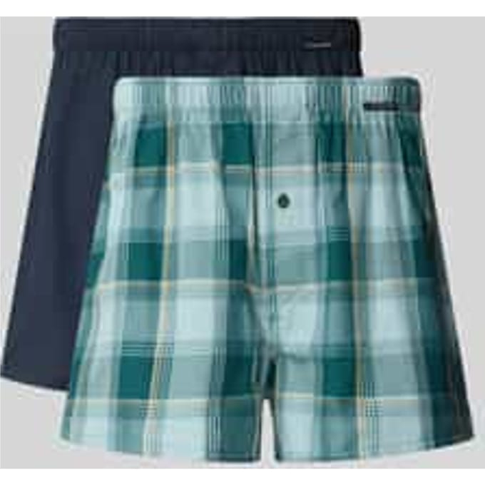 Boxershorts, set van 2, geweven stof, meerkleurig patroon - Boxershorts multipack 5