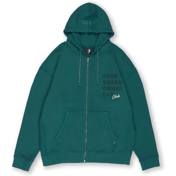 Hooded sweatshirt met rits Town & Country Surf Designs Owner