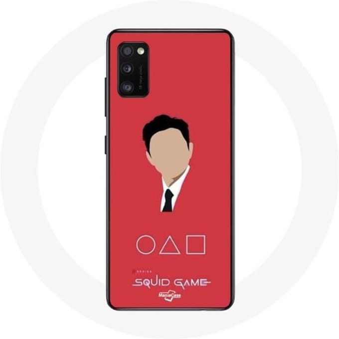 Coque - Samsung - Galaxy A41 - Souple - Rouge - Squid Game