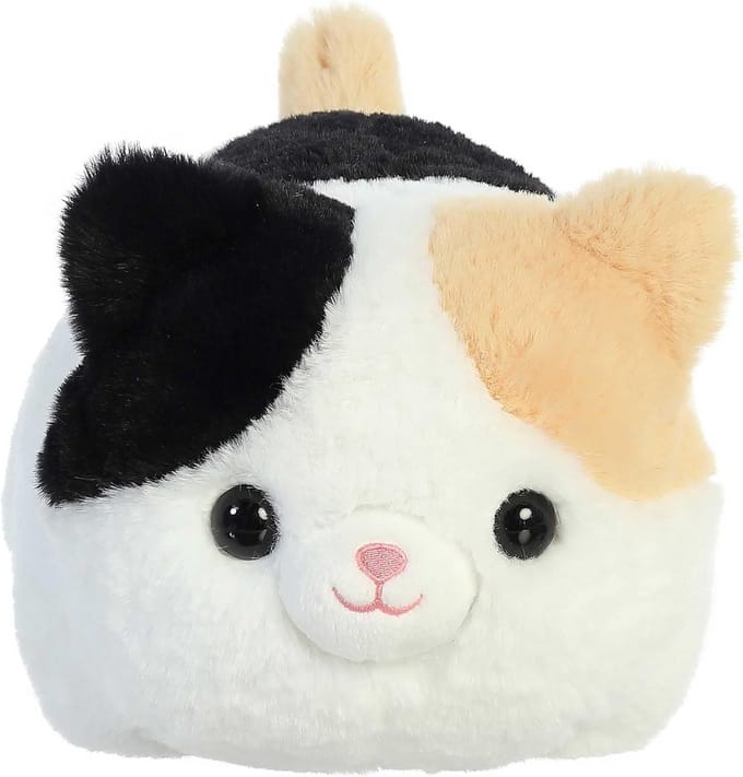 Pluche Kat Knuffel Calico - Zacht en Stapelbaar Speelgoed - 25,5 cm
