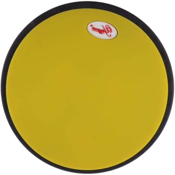 Drum Oefenpad - Snare Pad - Muziek Oefenen - Geluidsdempend Ontwerp - 10 Inch - Zwart Blauw Geel