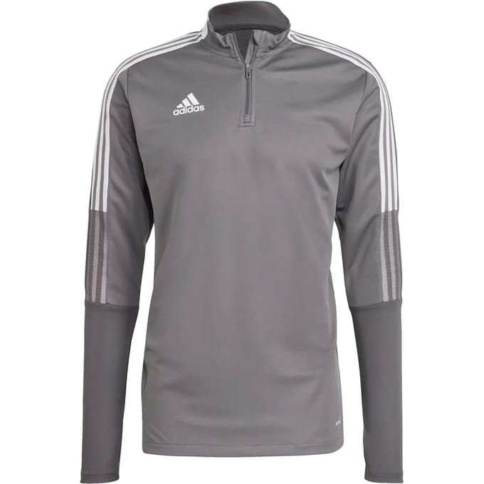 Adidas Tiro 21 Ziptop Heren - Grijs | Maat: S