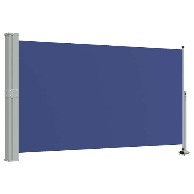 vidaXL - Tuinscherm - uittrekbaar - 140x300 - cm - blauw