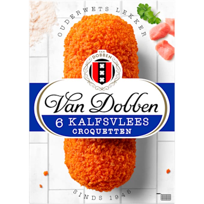 Van Dobben Kalfsvlees Croquetten 6Stuks