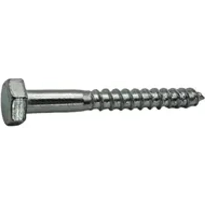 Sencys Houtdraadbout M7x60mm Per 5 Gegalvaniseerd