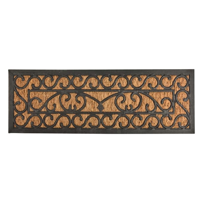Esschert Design Deurmat 25 X 75 X 0,9 Cm Kokosvezel Bruin/zwart