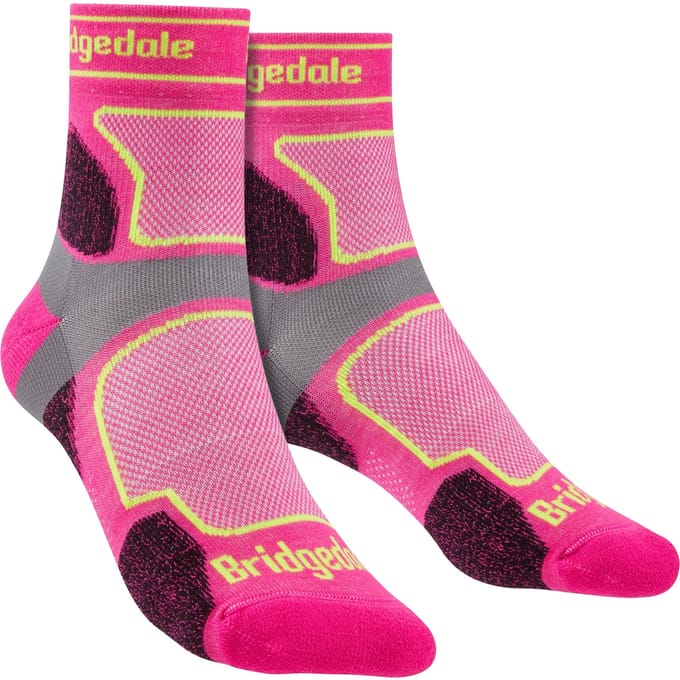 Bridgedale - Dames Hardloopsokken Ultralicht Merino - Roze