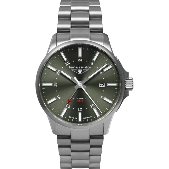 Bauhaus Aviation 2868M-4 Aviation Titanium Horloge