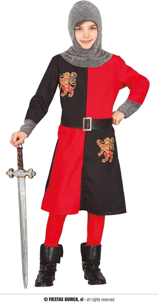 Ridder Outfit Kind Rood/Zwart Aglove - 3-4 jaar