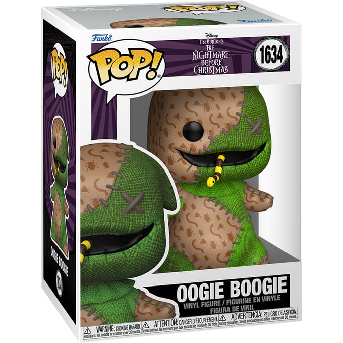 The Nightmare Before Christmas Oogie Boogie vinylfiguur 1634 Unisex Funko Pop! - Neutraal - Standard