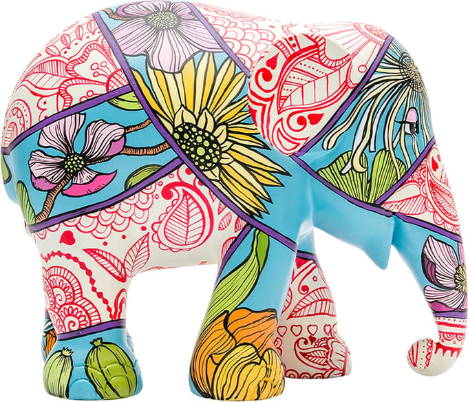 Henna & Head Scarves 30 cm Handgemaakt Olifantenstandbeeld