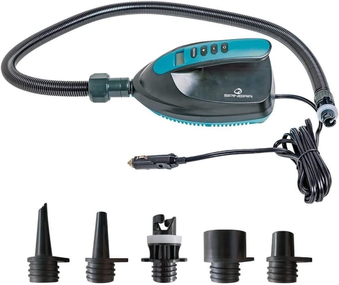 Hogedrukpomp 12V Elektrisch met Digitale Instelling voor SUP en Watersport