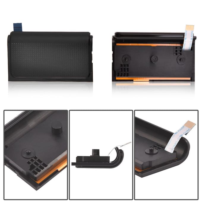 1 pièce Pavé Tactile de Remplacement Portable en ABS pour Manette de Jeu Sony PS4 Noir black