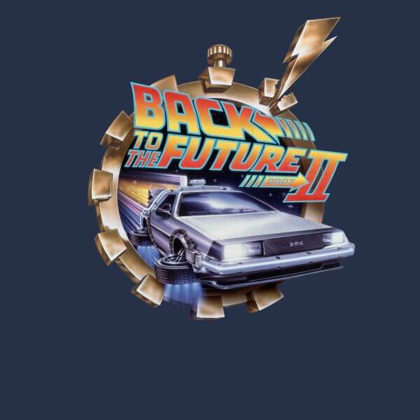 Back to the Future Clockwork Dames T-shirt - Navy - L