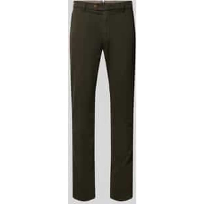 Regular fit chino van katoenmix model 'Lupus'