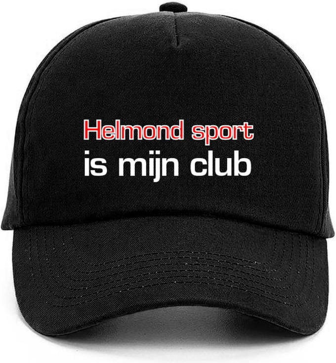 Pet met tekst: Helmond Sport is mijn club