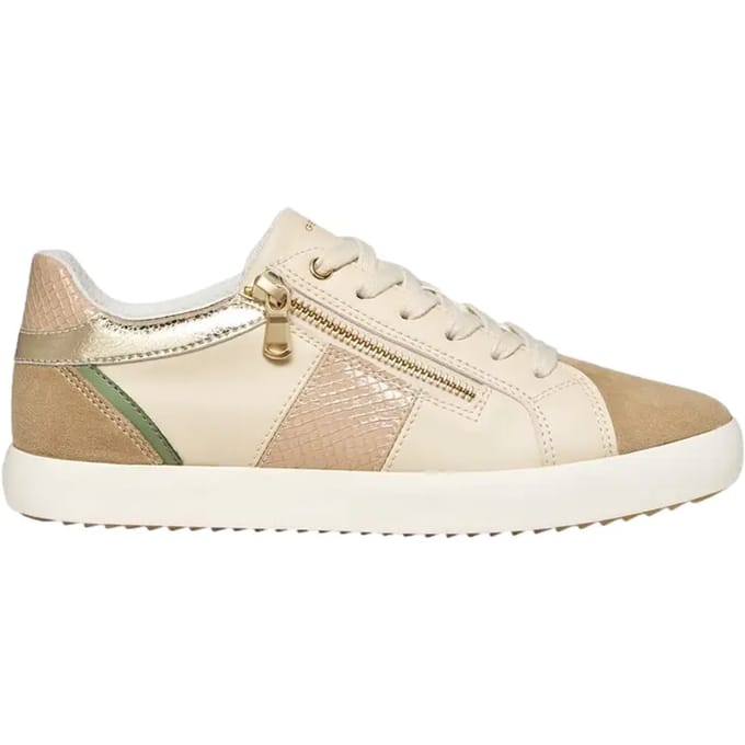 GEOX BLOMIEE DAMES Sneakers - BEIGE/MELKWIT - Maat 39